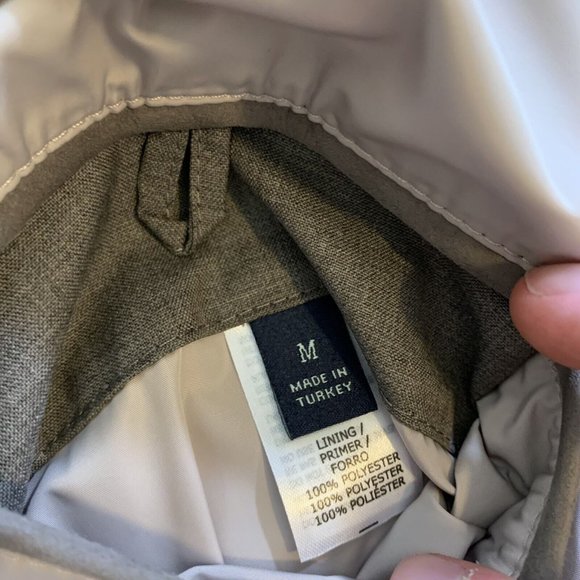 Peter Millar Collection Quilted Vest Suede Leather Trim Collar Size Medium - Picture 8 of 9